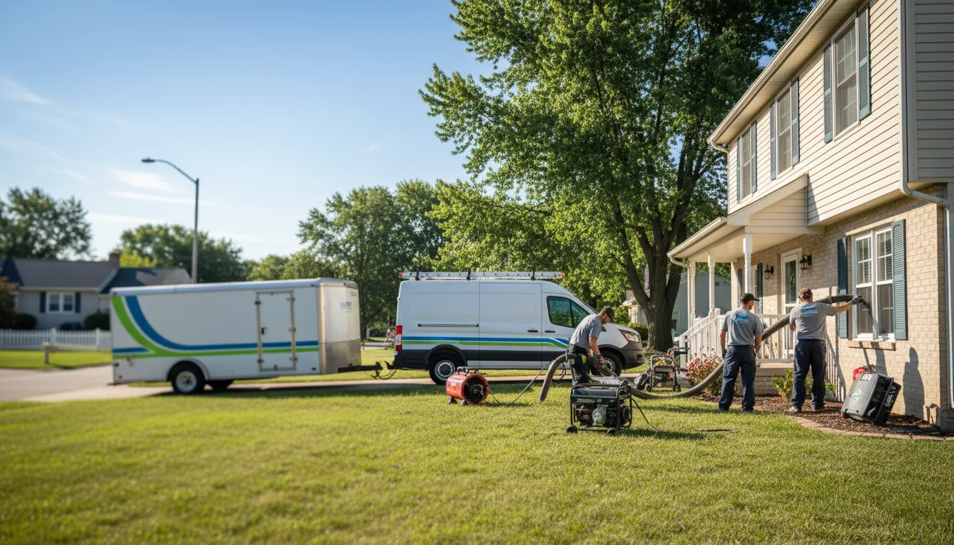 Flooded Basement Restoration And Cleanup With Repair in Strasburg, OH near me